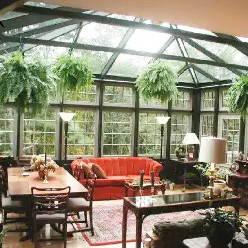 Solarium de vidrio