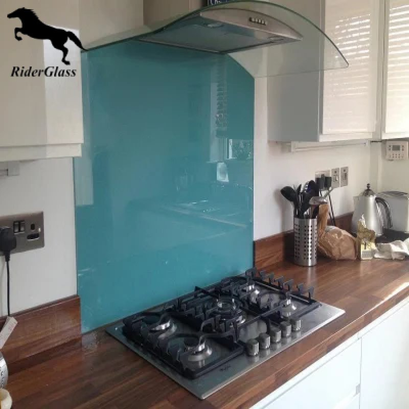Splashbacks de vidrio de color